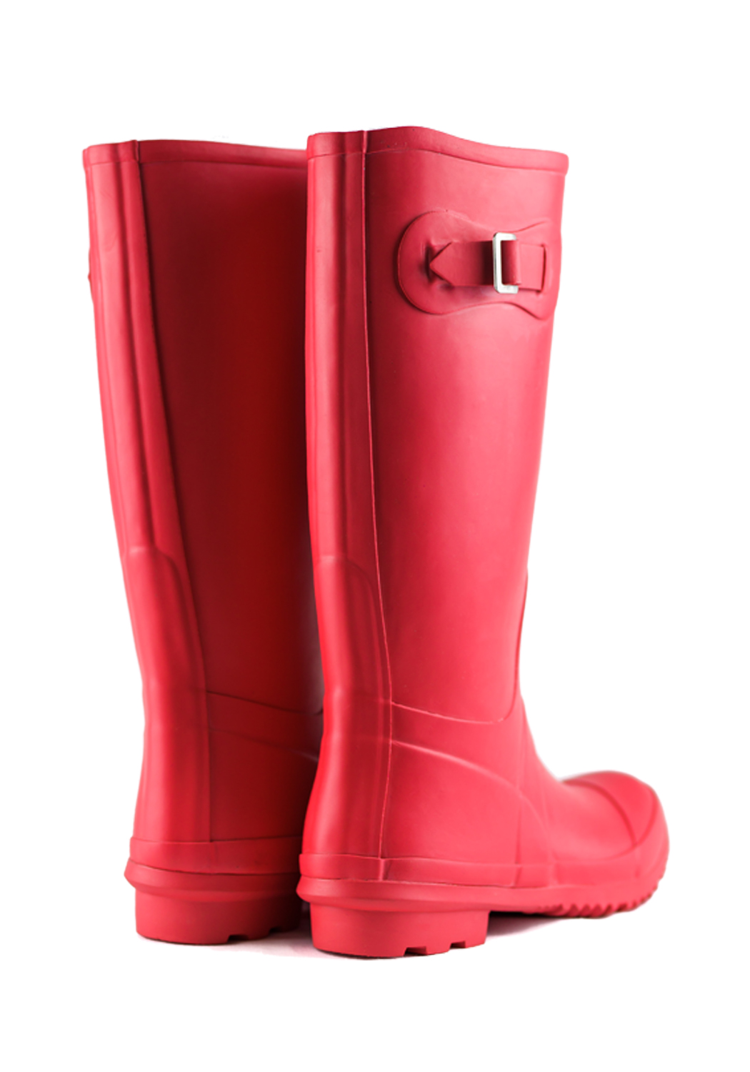 womens red wellington boots